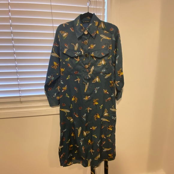 Zara - Jewel Toned Insect Dress - Picture 2 of 10